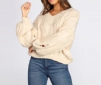 Cozy Cable Knit Sweater