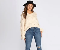 Cozy Cable Knit Sweater