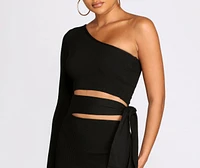 One Of A Kind Shoulder Knit Midi Dress