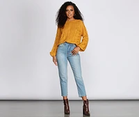 Cable Knit Cutie Sweater