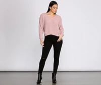 Right Time, Place Chenille Sweater
