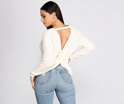 Right Time, Place Chenille Sweater