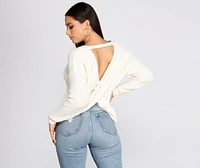 Right Time, Place Chenille Sweater