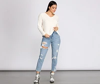 Right Time, Place Chenille Sweater
