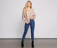 Chic And Cozy Boat Neck Sweater