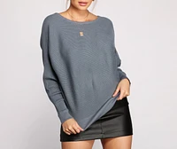 Stay Cozy Ribbed Crew Neck Sweater