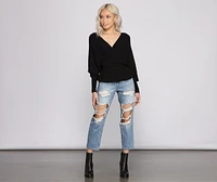 Cozy And Casual Peplum Sweater