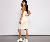 Better Basics Ribbed Knit Sweater Dress