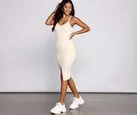 Better Basics Ribbed Knit Sweater Dress