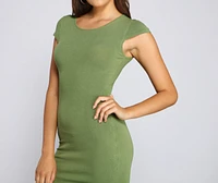 Total Knockout Knit Midi Dress