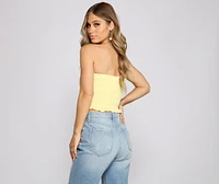 Basic Vibes Smocked Tube Top