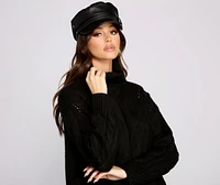 Loving Knit Oversized Cable Tunic