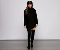 Loving Knit Oversized Cable Tunic