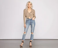 Casually Chic Sleeveless Crop Top