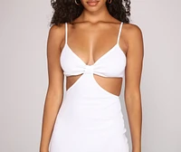Major Headturner Cutout Midi Dress