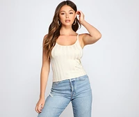 Keeping Knit Real Ribbed Cami