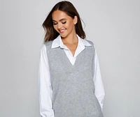 Layer On Those Basics Sweater Vest