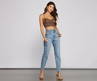 Living Luxe Lurex Bustier