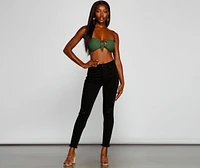 Bold Ribbed O-Ring Bandeau