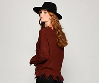 Major Destruction Knit Sweater