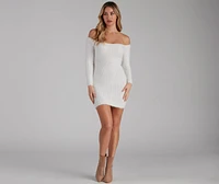 Best Of Both Worlds Eyelash Knit Dress