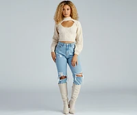 Autumn Harvest Scoop Neck Crop Tank