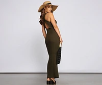 Casual-Chic Sweater Knit Dress