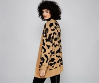 Cozy Vibes Leopard Print Cardigan