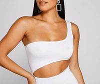 Cut Above The Rest Ribbed Knit Mini Dress