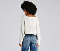 Loving Knit Cropped Sweater