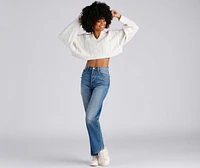 Loving Knit Cropped Sweater
