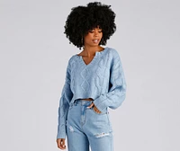 Loving Knit Cropped Sweater