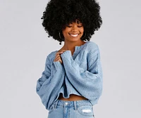 Loving Knit Cropped Sweater