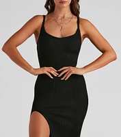 Keep It Light Sweater Midi Dress