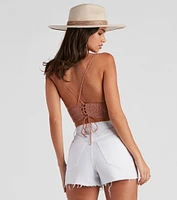 Living Luxe Lurex Bustier