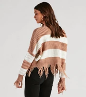 Cozy Mood Striped Knit Sweater