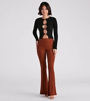 Come And Flaunt It Hoop Sweater Top