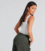 Looking Snatched Cropped Corset Tank