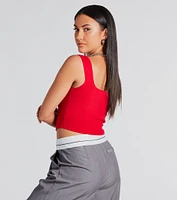 Looking Snatched Cropped Corset Tank