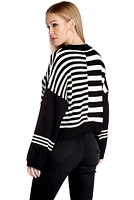 Stripe Life Long Sleeve Pullover