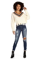 Best Style Varsity Striped Sweater