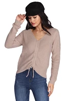 All About Knit Fuzzy Sweater