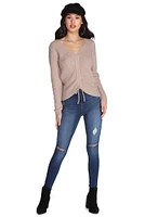 All About Knit Fuzzy Sweater