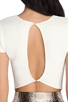 Best Life Cropped Blouse