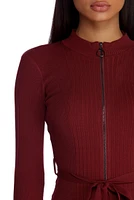 Zipped With Style Knit Dress