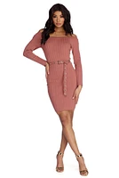 Fit On Point Sweater Dress