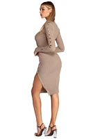 Snap It To Me Midi Dress