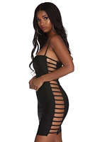 Cut To The Chase Bandage Dress