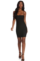 Cut To The Chase Bandage Dress