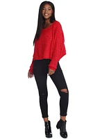 Flix And Chenille Pullover